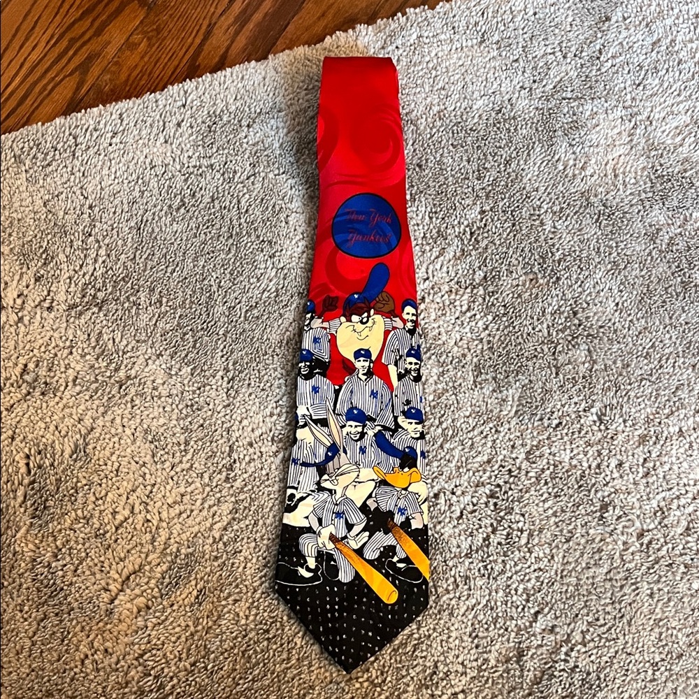 NY Yankees MLB  Baseball Themed Tie